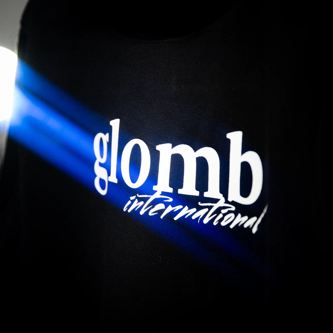 glomb basic hoodie black