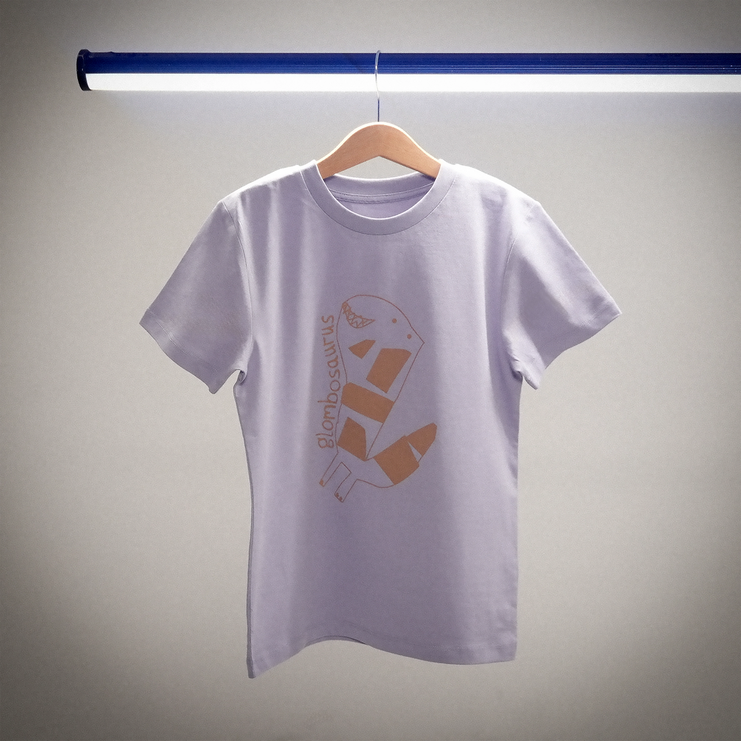 glombosaurus shirt lavendel