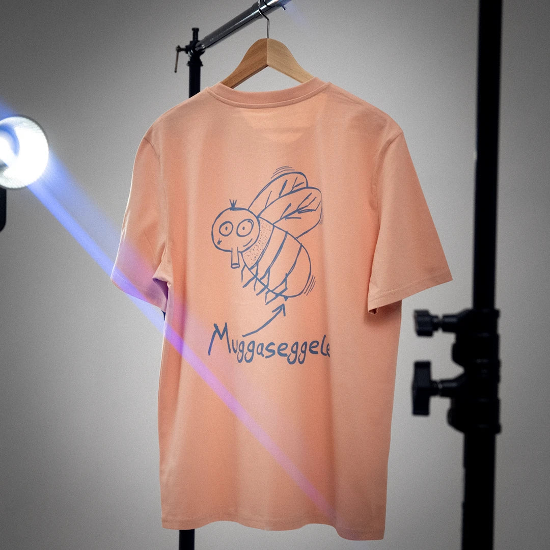 muggaseggele shirt fraiche peche